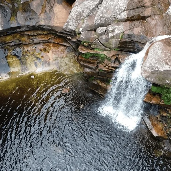 Cachoeira do Calixto no Parque Nacional da Chapada Diamantina.